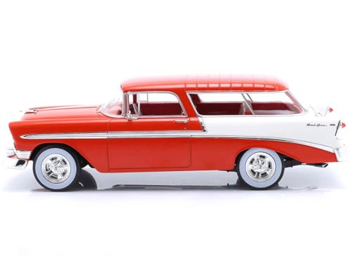 KK SCALE MODELS 1/18 - C-HEVROLET Bel Air Nomad Custom - 1956 miniatura 2