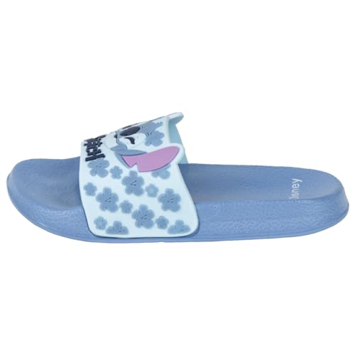 CERDÁ LIFE'S LITTLE MOMENTS Chanclas Tipo Pala de Stitch, Color Azul, Talla 30/31, Estampado Impreso en el Diseño, Chanclas Infantiles Fabricadas 100% de EVA