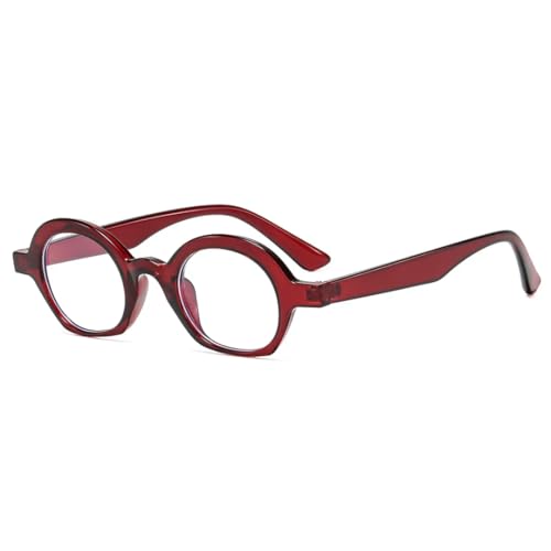 Lunettes ovales rétro couleur gelée monture unisexe style vintage