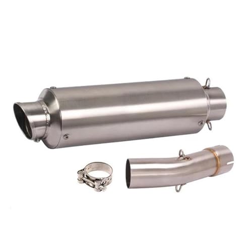Silencieux échappement moto Suzuki SV 650 en acier inoxydable avec tube central Slip-on