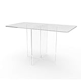 FixtureDisplays® Clear Acrylic Lucite Plexi Table Communion/Trade-Show 10033-2