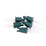Christmas Concepts® Pack of 3 Clear Push in Spare Bulbs & 1 Fuse Bulb - 12v 1.1w - Replacement Bulbs, SB33-CC