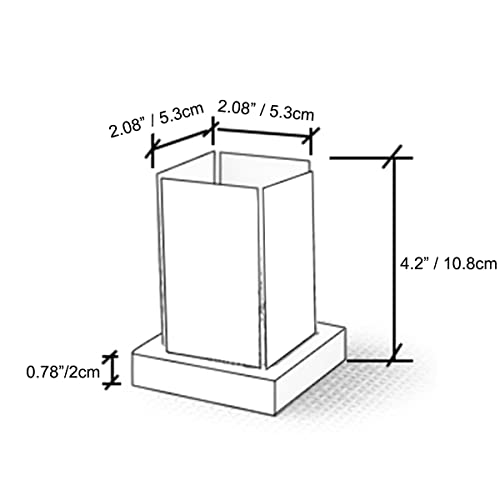 Lámpara de mesa Kiven con pantalla de vidrio miniatura 5