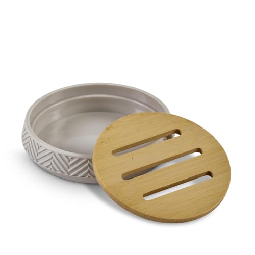 Image of Freelance Portofino ABS Soap Dish Holder for Bathroom, Cream - Wash Basin Soap Box Sabun Dani /Sabundani - Soap Bar Holder Box - Soap Tray /Stand /Case /Cases for Kitchen Sink, Bathroom, Washroom