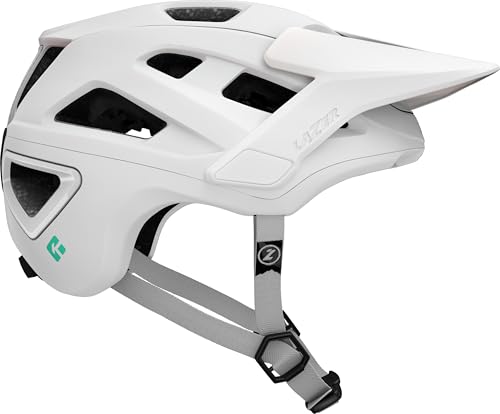 Lazer Jackal KinetiCore - Casco para bicicleta de montaña, color blanco mate, 58-61 cm