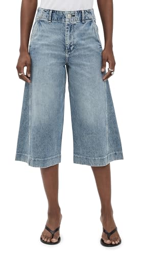 rag & bone Women's Jamie High Rise Tailored Culottes