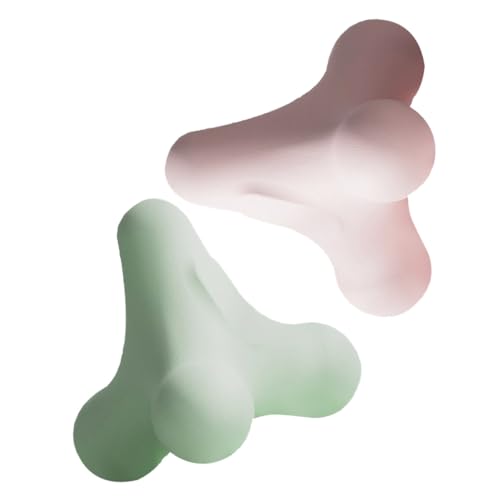 FRCOLOR 2 De Masaje Muscular Pelota Masaje Vibratoria Para Espalda y Cuello Yoga y Fitness