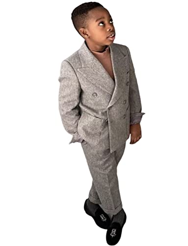 Veste et Pantalon Costume Garçon Chic - Tenue de Fête d'Anniversaire