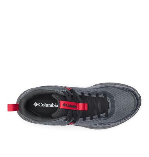 Columbia Men's Konos TRS Outdry Mid Waterproof Shoe, Dark Grey/Mountain Red, 8
