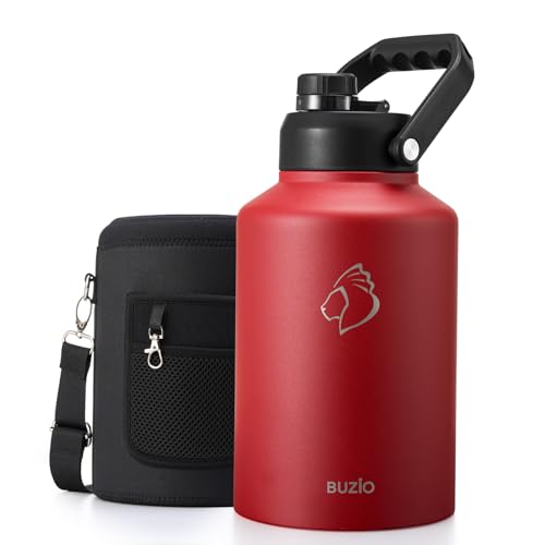 BUZIO 1 Gallon Water Bottle Insulated Stainless Steel (Cold for 48 Hrs) by BUZIO - Used condition - US$51.29