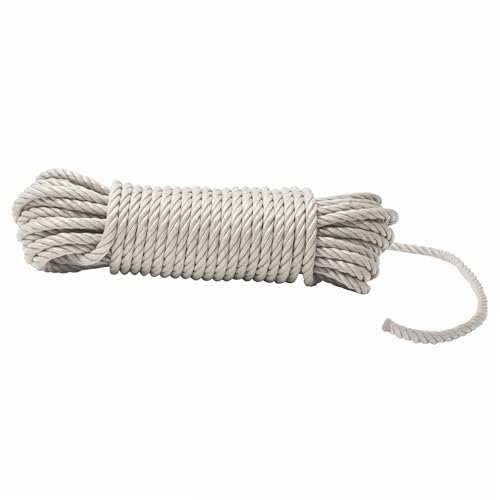 WERKA PRO Corde Beige Polypropylène - Ø 12 mm - Longueur 25 m - Résistance ± 1700 kg - Idéale pour Bricolage, Jardinage et Sports Nautiques - Utilisation...