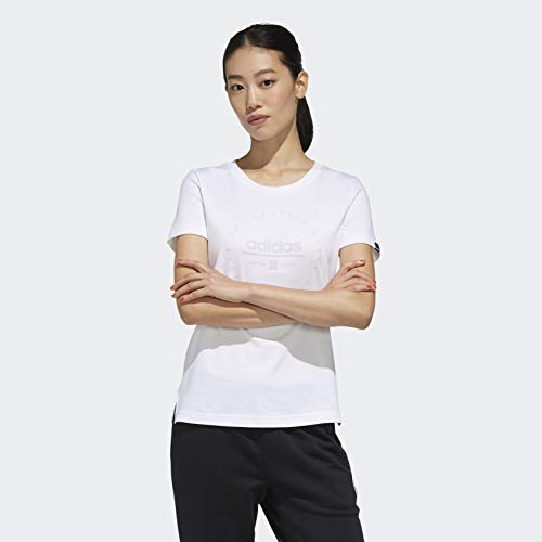 Adidas W Adi Clock T Manica Corta, Tinta