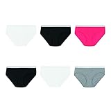 Hanes Women's Sporty Cotton Hipster Underwear, Available in Multiple Pack Sizes, 6 Pack-Assorted 2,...
