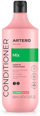 Artero Mix. Acondicionador Multifase para Perros y Gatos, Desenreda e Hidrata el Pelaje. Ideal para Todo Tipo de Pelo, Uso Diario y Profesional. Sin aclarado. Reduce el Tiempo de Secado. 650 ML