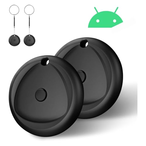Android Tarcker Tags fonctionnent avec l'application Find Hub, Key Finder Smart Tag avec volume d'alarme de 80 dB, batterie remplaçable, localisateur d'articles...