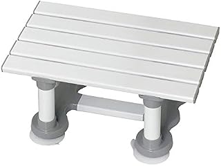 Homecraft Savanah Slatted Bath seat, Lightweight and Portable Suction Bath Seat, Shower Chair Aid for Elderly, Disabled and Handicapped Users, 6 inch