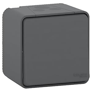 Schneider Electric Mureva Styl Kippschalter, Grau