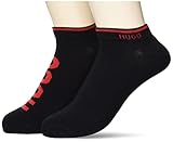 HUGO Herren 2p Logo Cc Sneakersocken, New - Black1, 43-46 EU
