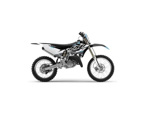 Kit déco moto cross Yamaha 250 YZ gris idéal pour vos sessions sur circuit tout-terrain