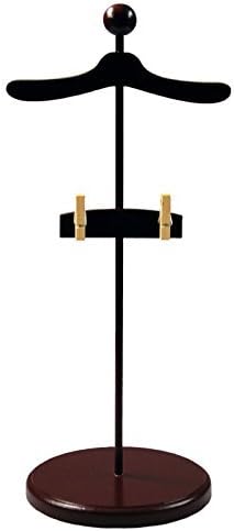 The Queens Treasures Accesorios de muñeca de 18 pulgadas juego de 2 soportes de exhibición de ropa de muñeca de madera para tu ropa favorita de