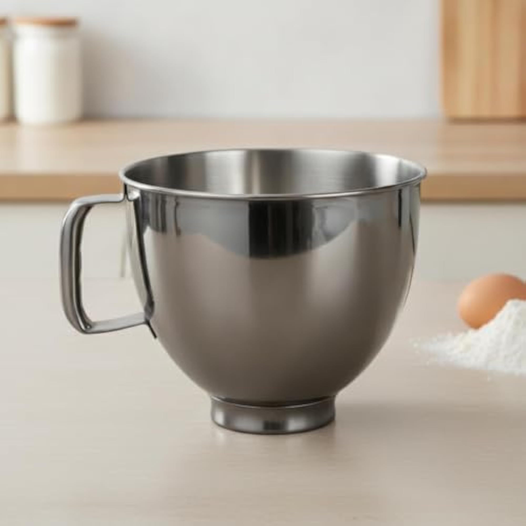 Handled Stand Mixer Bowl for Culinary Creators, Kitchen Use