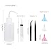 MingQiEven 8 Pack Snow Globe Tumbler DIY Kit - Includes Plastic Squeeze Bottle, Small Funnel, Tweezers, and Bent Syringe for Creative Cup Making