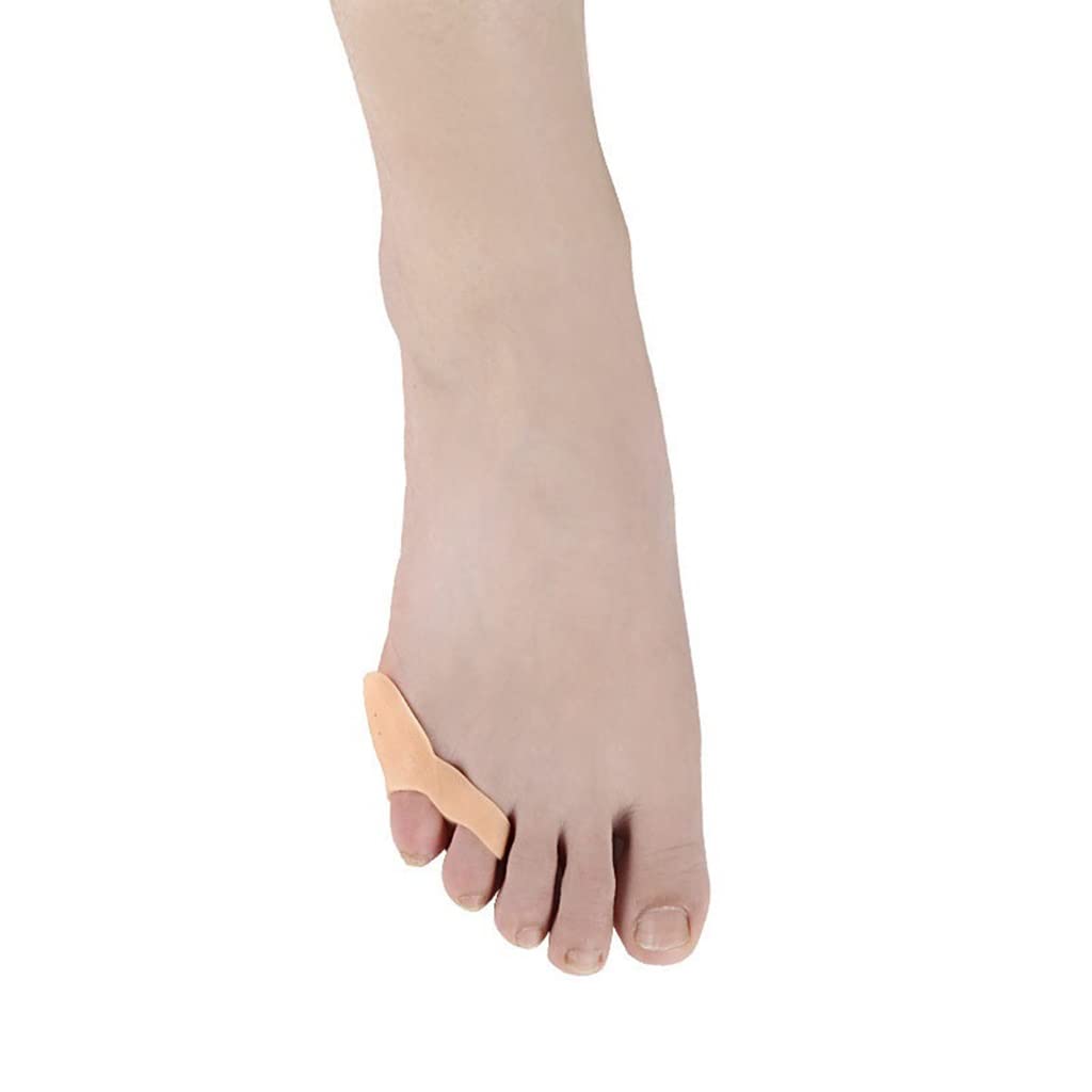 Separadores de Dedos, Separador pequeño de Doble Orificio, Corrección de Anillo para peinar los Dedos de los pies Protectores de Gel Dedos superpuestos, Separadores rizados Fricción