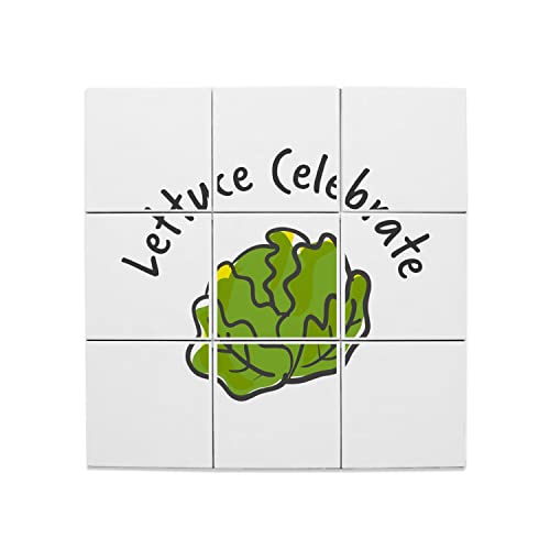 Carreaux Céramique Décoratif Lettuce Celebrate 20x20 cm pour une crédence de cuisine originale