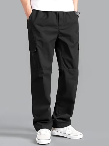 Image of Lymio Cargo for Men || Cotton Cargo Pant || Drawstring Waist Pant (Also Available in Plus Sizes) (117-120)