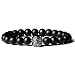 Produktbild GROPC Natursteinarmband,Mode Natürliche Schwarze Lapislazuli Steinperlen Armband Silber Schwarz Tier Shar Pei Hund Armband Frauen Männer Jubiläum Paar Geschenke