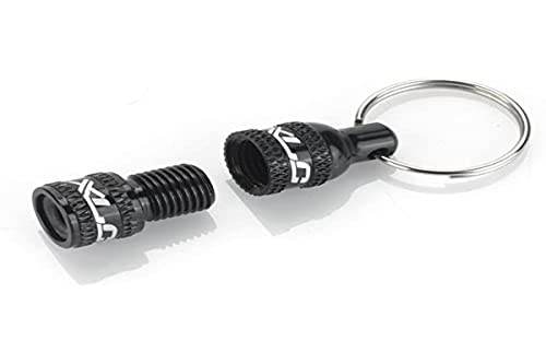 XLC Ventiladapter inkl. Schlüsselring, schwarz, One Size