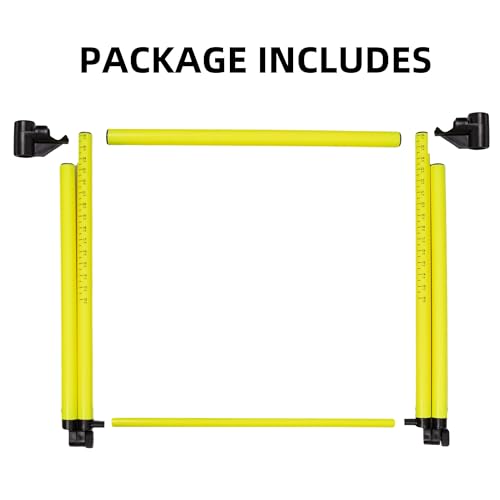 image for Nbguigdstr 3Pcs Hurdles Training Equipment, Adjustable Height Hurdles 