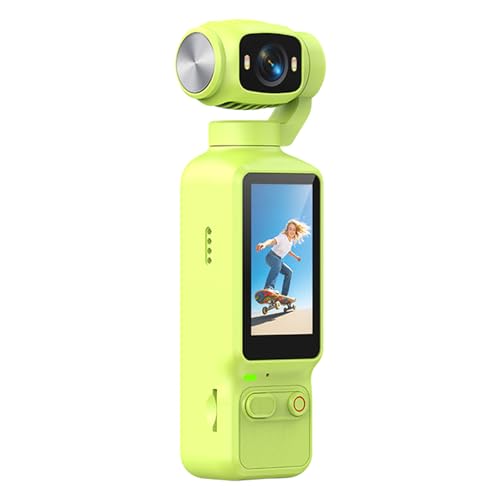 Videoregistratore tascabile 4K HD con obiettivo di rotazione di 180 gradi, mini videoregistratore DV per ciclismo, viaggi, sport e attività all'aperto