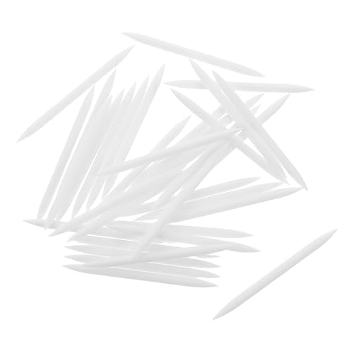 Gogogmee 50 pièces Têtes de Pinceaux Silicone Douces pour Eyeliner Accessoires de Remplacement pour Maquillage des Yeux DIY Précision et Polyvalence pour Plusieurs Styles