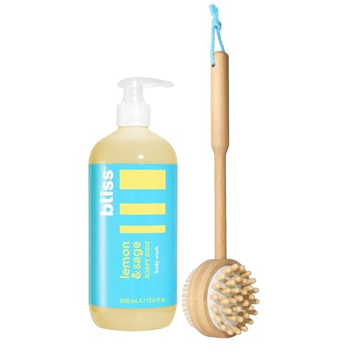 Bliss Lemon and Sage Body Wash + 2-in-1 Exfoliating and