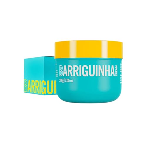 Beleza Brasileira Barriguinha Cream Creme Firmador e Redutor de Medidas, Celulites e Flacidez, Reduz a gordura Localizada e melhora a firmeza da pele, Todos os Tipos de Pele, Produto Vegano e Não Testado em Animais