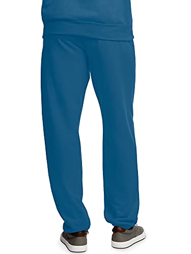Image of Fruit of the Loom Eversoft Fleece Elastic Bottom Sweatpants with Pockets, Relaxed Fit, Moisture Wicking, Breathable