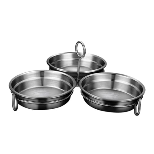 EPIGEIST Stainless Steel Egg Poacher Pan with Nonstick Surface and Heat-resistant Handle Portable Poached Egg Maker for Healthy Breakfast and Family Cooking