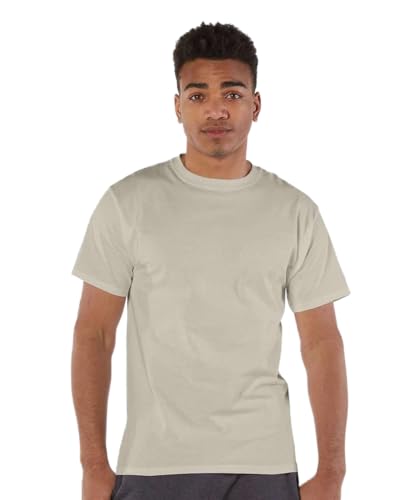 T-shirt Champion homme coupe droite manches courtes couleur sable été