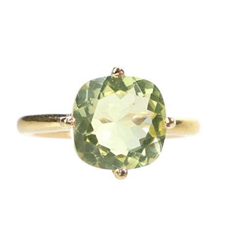 Preisvergleich Produktbild Ailoria Damen - Vergoldet Kissenschliff Quartz