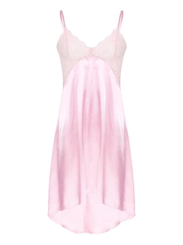 Men's Lace Sissy Cross-Dressing Nightwear Girlie Nightdress Sexy Dress Sleepwear Lingerie