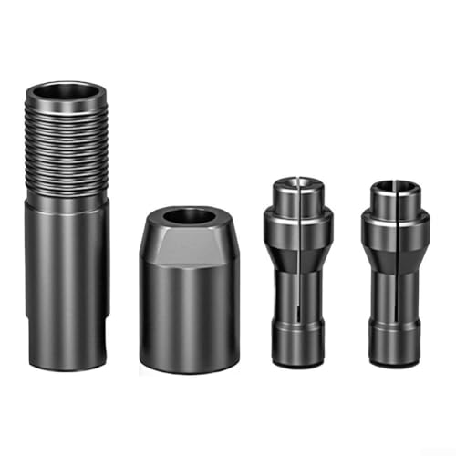 GLFLOW Kit de conversión de amoladora angular con bloqueo de rosca profunda para cortar moler y pulir compatible con 100 modelos de tipo negro (paquete de 1)