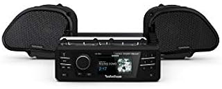 Rockford Fosgate HD9813RG-STAGE1 Digital Media Receiver & Two Speakers Kit for 1998-2013 Harley-Davidson Road Glide