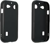 caseroxx Schutzhülle für Doro Leva L10 / L11 / E10 / X10 in schwarz – Flexibles TPU-Hülle aus stoßfestem Gummi, passexakte Handy-Tasche mit Kantenschutz und rutschfestem Grip
