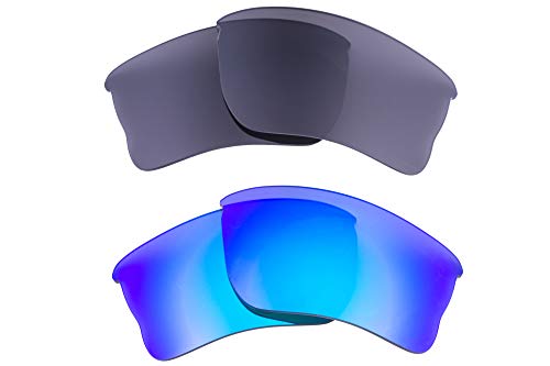 Image of Polarized Replacement Lenses Compatible with Oakley Quarter Jacket Sunglasses - Crafted in USA -