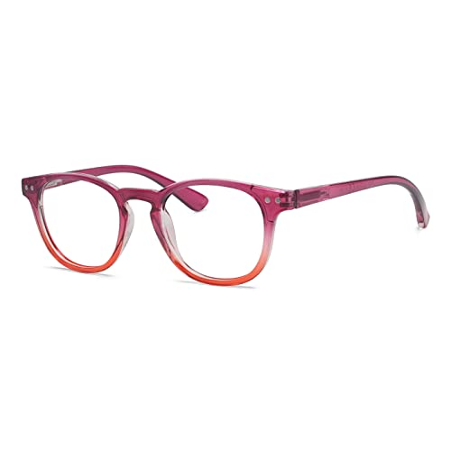 Eyekepper Fashion Readers Womens Reading Glasses (Purple-Red Frame, 1.25)