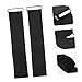 WOONEKY Rowing Machine Foot Straps 1 Pair Adjustable Pedal Straps with Hook and Loop Fastener for Rowing Machine Gym Cycle and Fitness Equipment