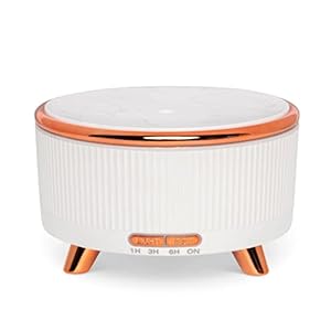 Smellacloud Serenity Aroma Diffuser – Ultrasonic Aromatherapy Diffuser with 200ml Tank – BPA-Free Ultrasonic Humidifier for Home, Office, Spa, Gym – Chic Modern Essential Oil Diffuser with 4 Modes