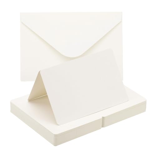 Cartes et enveloppes pour invitations mariage DIY et loisirs créatifs en carton blanc