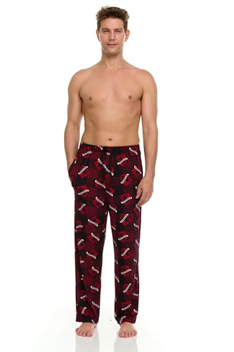 Harry Potter Mens Pajama Pants – Soft Flannel PJ Pants For Men – Adjustable/Elastic Waistband & Pockets
